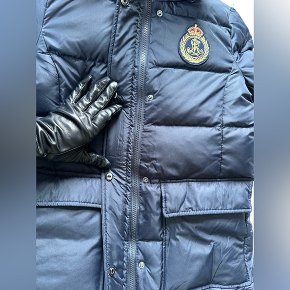 Ralph Lauren Navy Puffer Coat - Picture 11 of 14